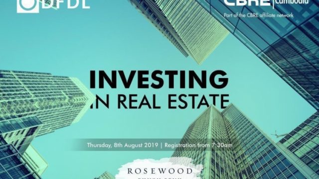 August 8th breakfast talk to discuss real estate and hotel investment in Cambodia