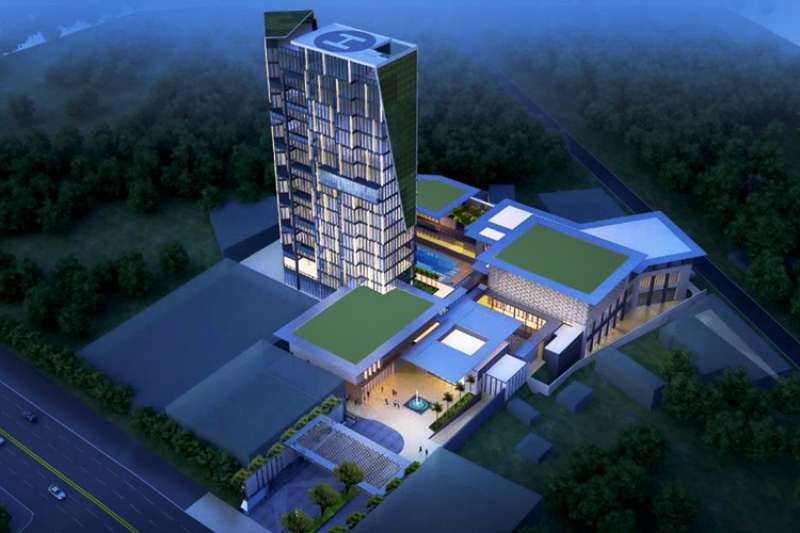 Construction of the five-star Prince Times Hotel completed