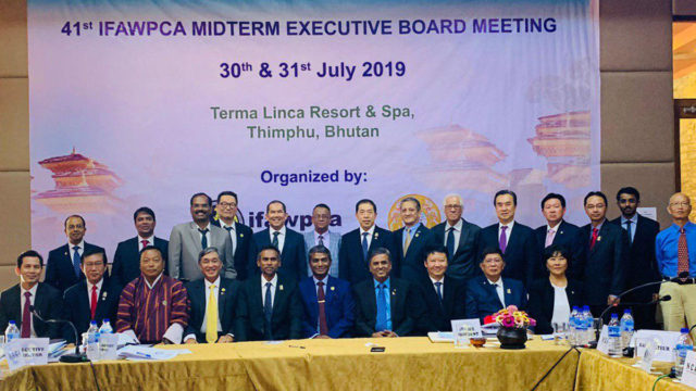 CCA attends 41st IFAWPCA Mid-term Executive Board Meeting