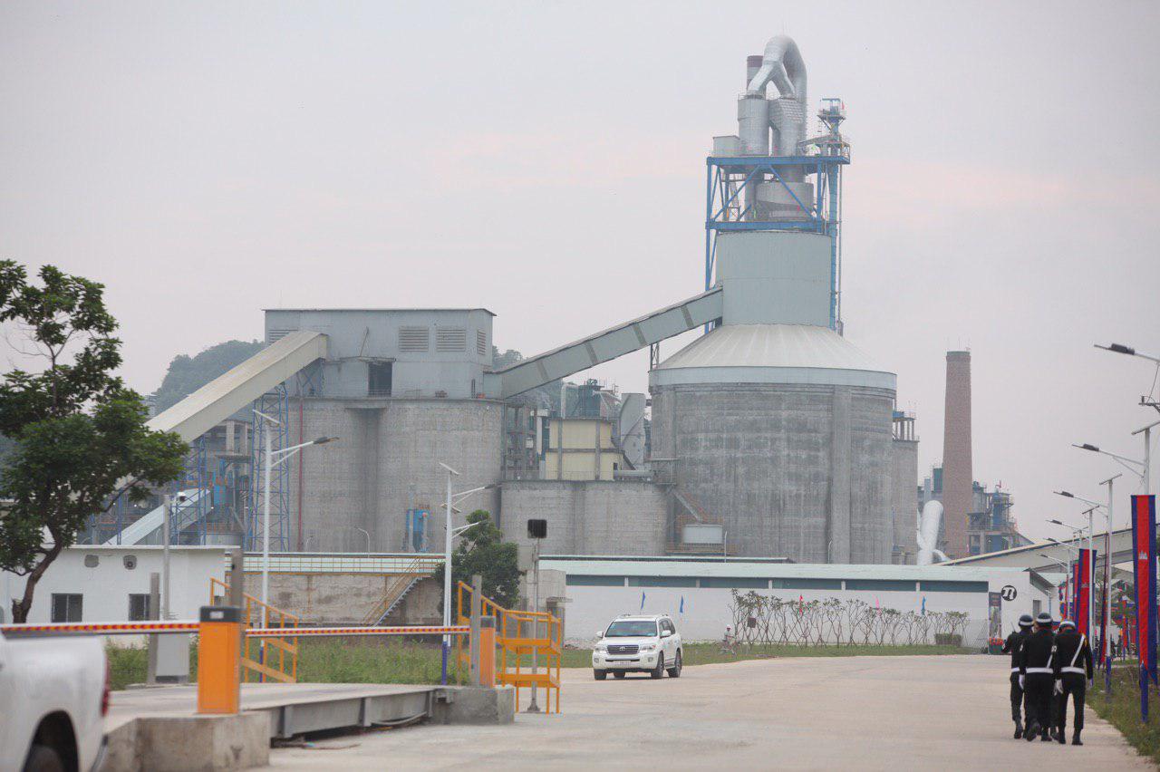 $110 Million Cement Factory Opens in Kampot