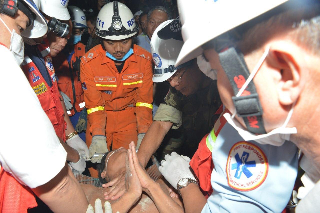 Six-storey building collapses in Kep province, killing 7 and injuring ...