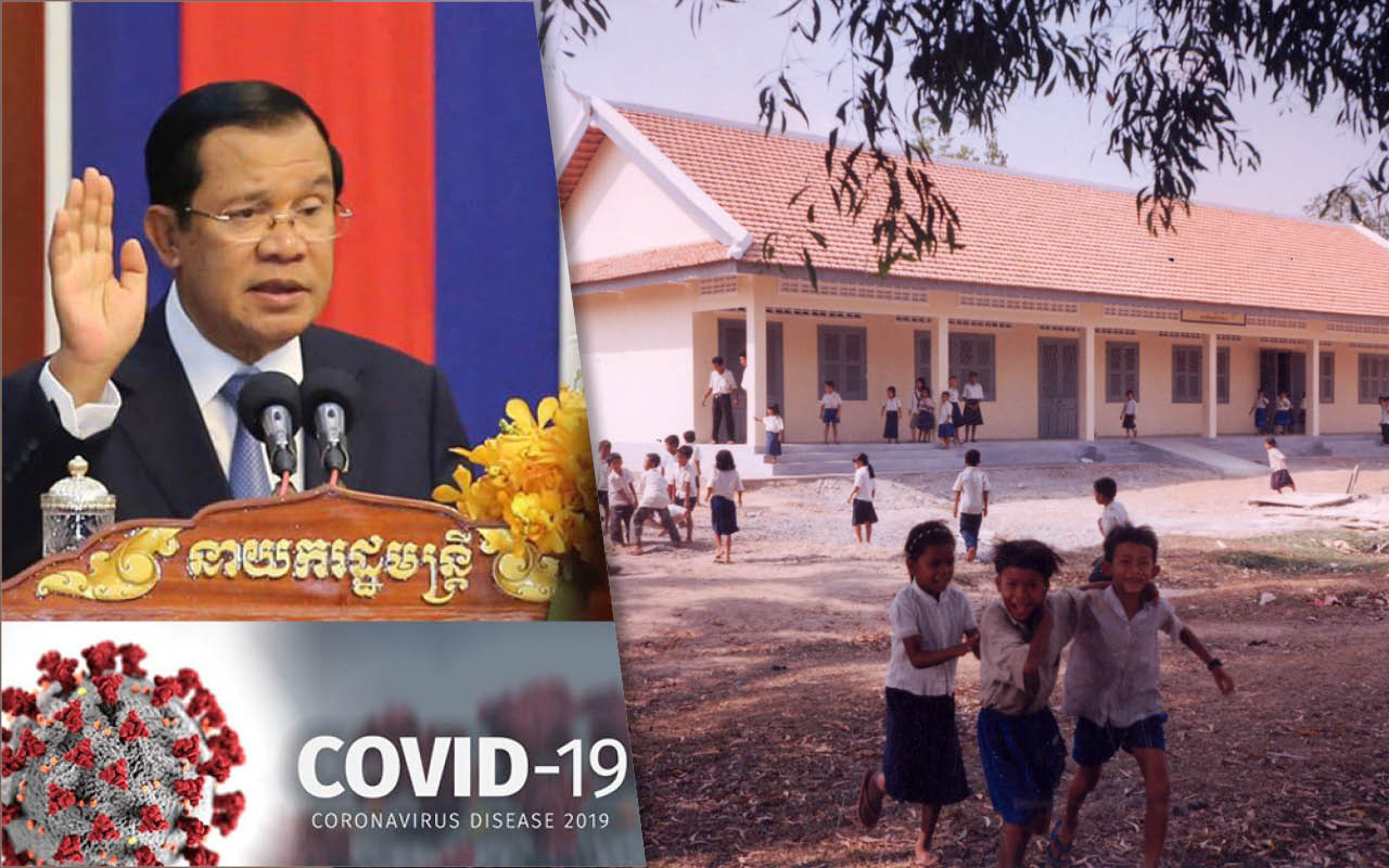 Samdech Hun Sen Orders School Buildings Used As Covid-19 Treatment Centres