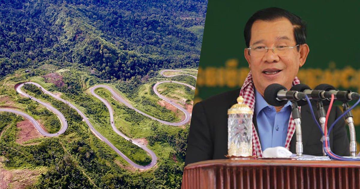 PM Hun Sen inaugurates NR55 connecting Pursat to Thai border