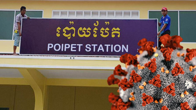 Poipet railway station selected as first stop for COVID-19 check up