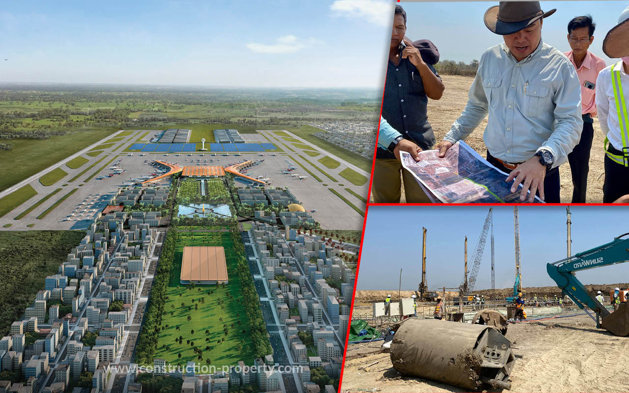 New US$1.5 billion Phnom Penh International Airport now 30% complete