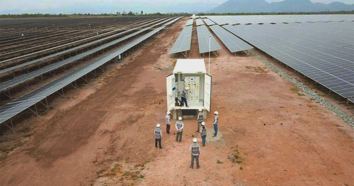 60-megawatt solar power station starts generation to the national grid