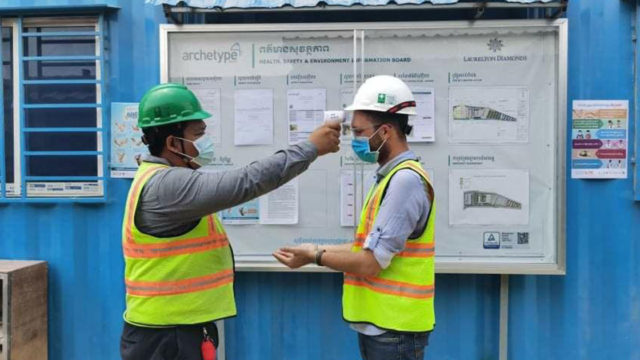 Construction firms issued new safety guidelines to prevent the spread of COVID-19