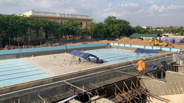 US$2 million Olympic swimming pool in Battambang 60% complete