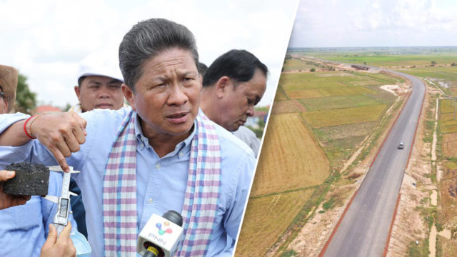 រដ្ឋមន្ត្រីក្រសួងសាធារណការ ខួងថ្នល់ផ្ទាល់បង្ហាញថា មិនបានលួចបន្លំពីការធ្វើផ្លូវ