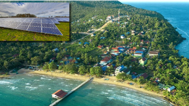 Total Solar គ្រោងផ្គត់ផ្គង់ថាមពលពន្លឺ​ព្រះអាទិត្យថ្មីនៅ​លើកោះរ៉ុង​សន្លឹម​