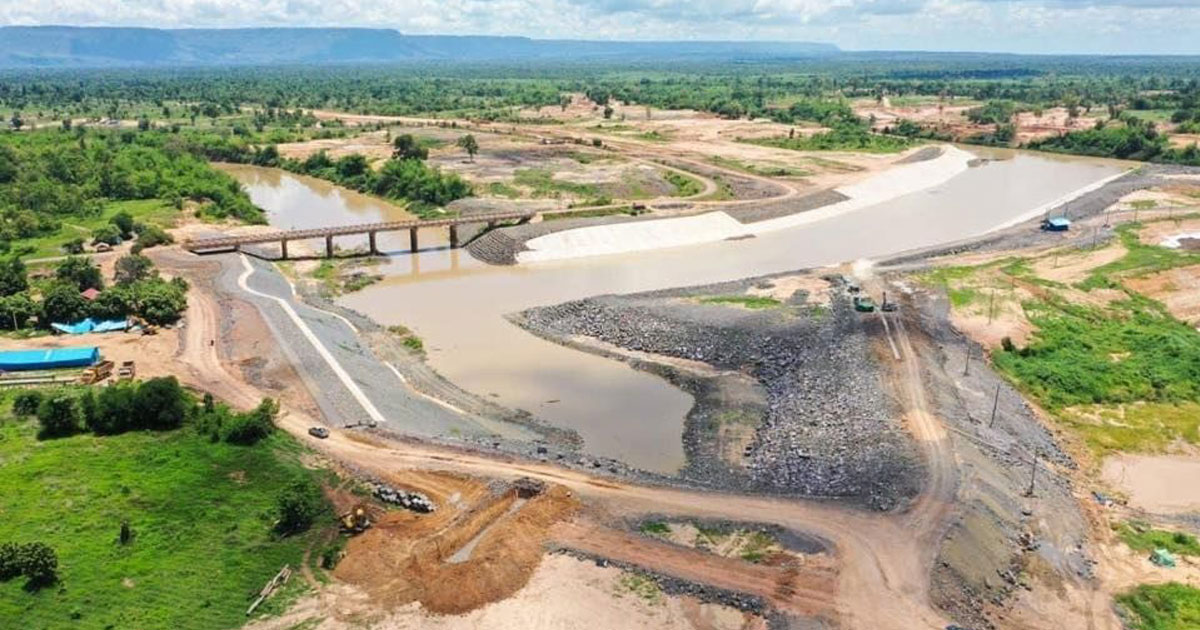 ទំនប់ស្តុកទឹកតម្លៃជាង ១០០ លានដុល្លារ នៅព្រះវិហារសម្រេចបាន ៤១,៥% ហើយ