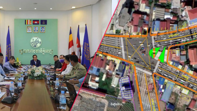 សាលាក្រុងកំពុងកែប្រែប្រព័ន្ធចរាចរណ៍ ត្រង់ស្តុបច្រមុះជ្រូកក្បាលថ្នល់ និងស្តុបវត្តនាគវ័ន្ត