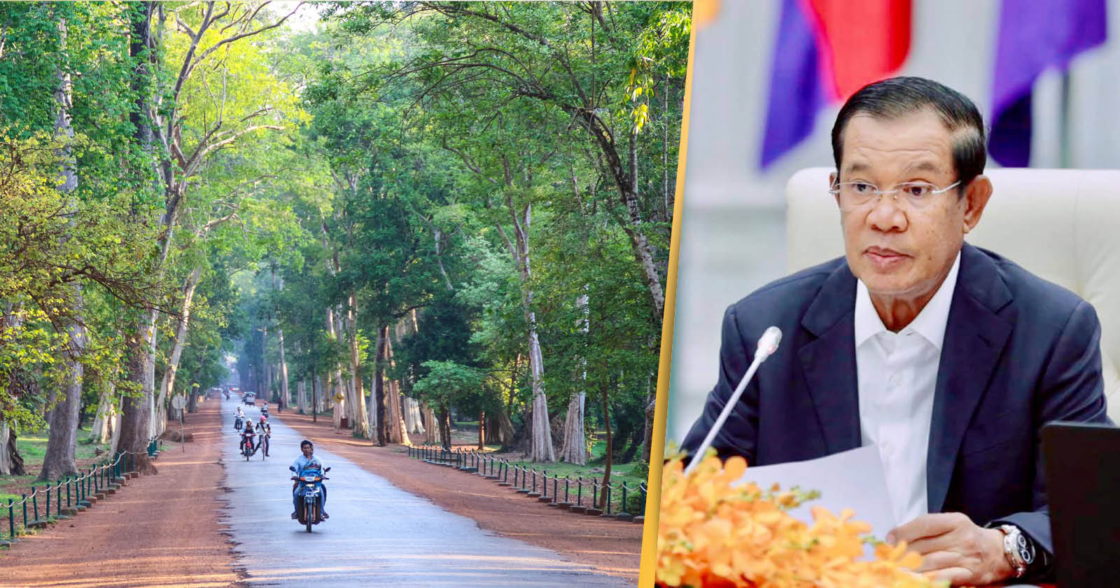 PM Hun Sen Approves US$150 million Budget for Constructing 38 Roads in Siem Reap
