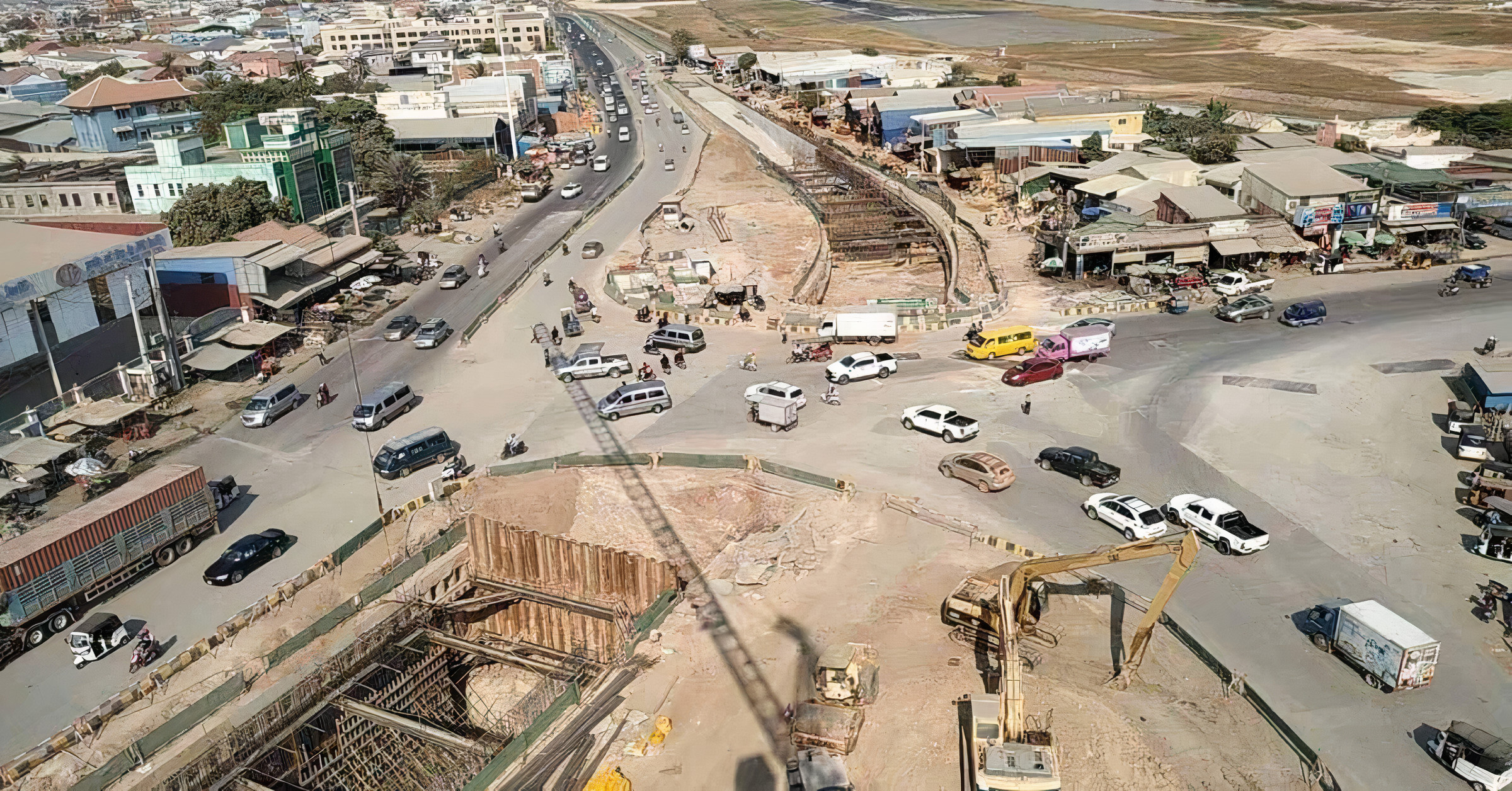 Chom Chao Flyover and Underpass Construction 55% Complete