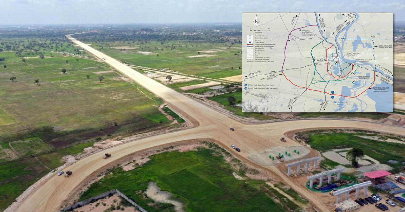 MPWT Choosing Locations for Ring Road 4 Construction