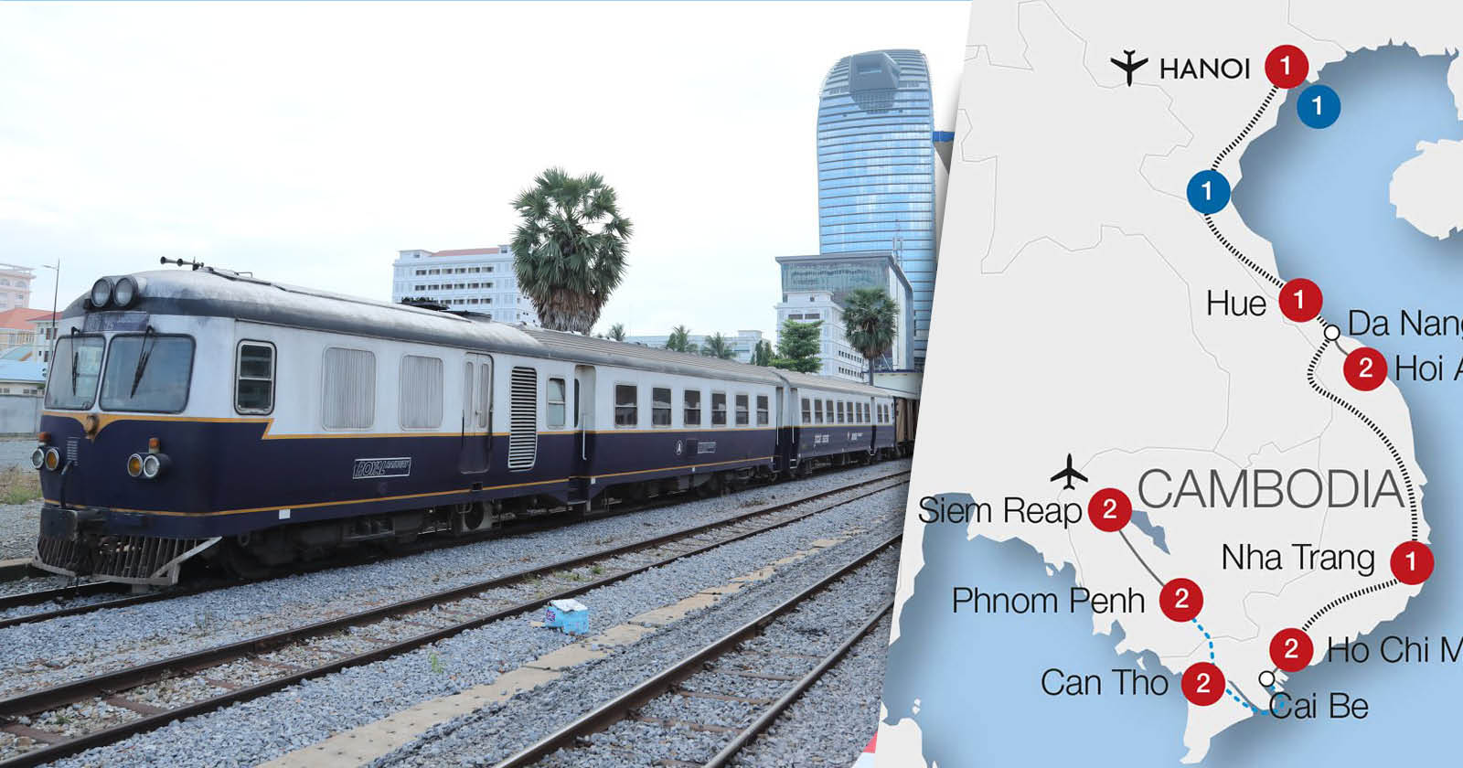 Chinese Firm Finishes Phnom Penh-Bavet Railway Feasibility Study