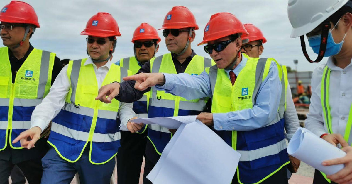 OCIC Chairman Inspects New Airport Site Every 6 Months to Speed Up Construction