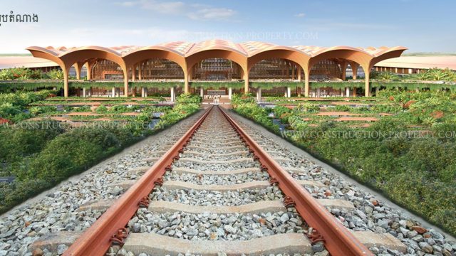 Gov’t Mulls Building Railway Connecting Phnom Penh City Centre to New Airport in Kandal