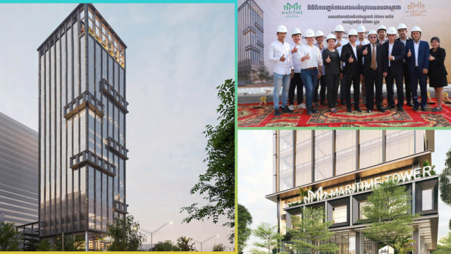 អគារកម្ពស់ ២៦ ជាន់ តម្លៃ ៣០ លានដុល្លារ នៅផ្លូវ ៦០ ម៉ែត្រ បានបញ្ចប់ការសាងសង់គ្រោងអគារហើយ