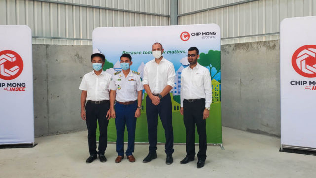 Chip Mong បើកសម្ពោធរោងចក្រផ្ទុកសំណល់ឧស្សាហកម្ម នៅតំបន់សេដ្ឋកិច្ចពិសេសក្រុងព្រះសីហនុ