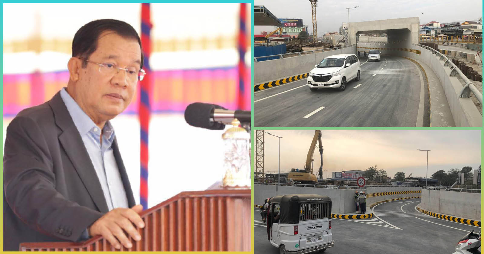 Gov’t Temporarily Opens Two More Underpasses at Chom Chao