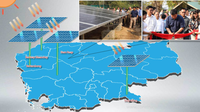 ស្ថានីយសូឡាខ្នាតតូចមួយនៅសៀមរាមបើកដំណើរការ ខណៈស្ថានីយ ៣ ធំៗទៀត ក៏គ្រោងនឹងបើកក្នុងឆ្នាំនេះដែរ