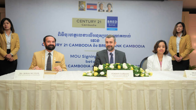 Century 21 ចាប់ដៃគូជាមួយធនាគារ BRED Bank ដើម្បីសម្រួលឱ្យការសុំកម្ចីទិញអចលនទ្រព្យបានងាយ និងលឿនជាងមុន