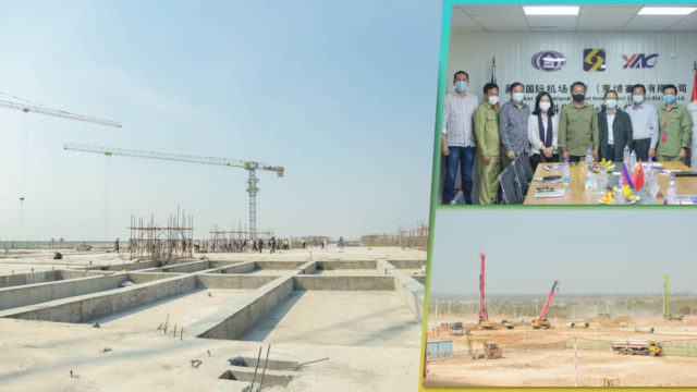 ក្រុមហ៊ុនចិននឹងសម្រុកសាងសង់ព្រលានយន្តហោះសៀមរាបថ្មីឱ្យសម្រេចបាន ៦៧% ក្នុងឆ្នាំ ២០២១