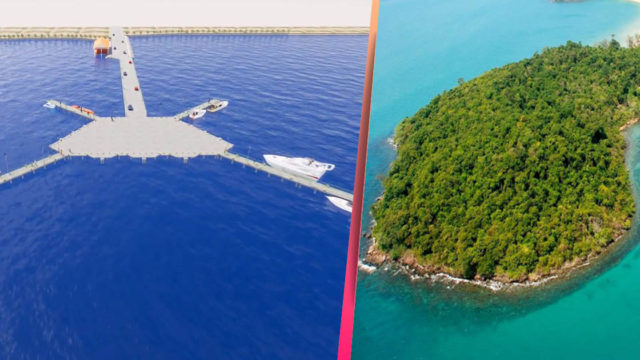 ការដ្ឋានកំពង់ផែទេសចរណ៍កោះទន្សាយសម្រេច ៥៥% ហើយ គ្រោងបញ្ចប់នៅខែសីហានេះ