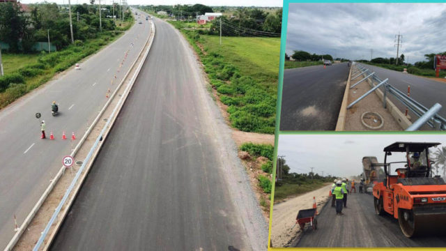 គម្រោងពង្រីកផ្លូវជាតិលេខ៥ ទាំងបីដំណាត់សម្រេចបានប្រមាណ ៩០%, ២៣% និង ៣៦%  ហើយ