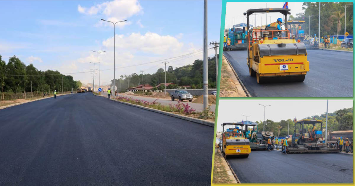 Construction of 34 roads in Sihanoukville Completed by March
