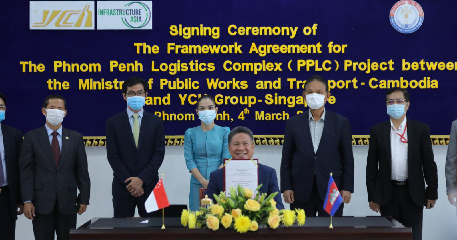 Cambodia, Singapore Officially Sign Agreement on Phnom Penh Logistics Centre Project