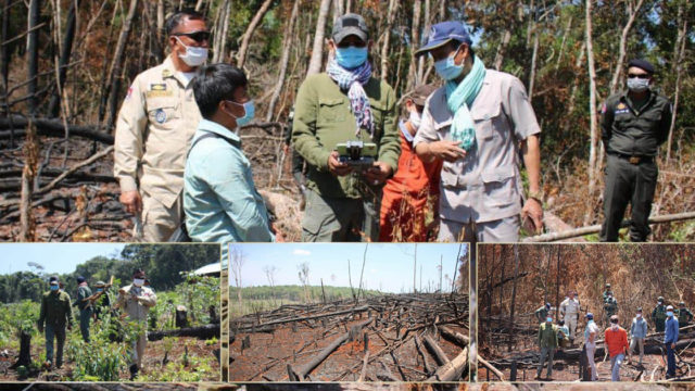 អភិបាលខេត្តមណ្ឌលគិរីព្រមានចាត់វិធានការធ្ងន់លើអ្នកយកដីព្រំដែនធ្វើជាកម្មសិទ្ធិខុសច្បាប់