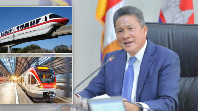 គម្រោងរថភ្លើង Mono Rail សិក្សាចប់សព្វគ្រប់ខណៈគម្រោងរថភ្លើងក្រោមដីត្រូវការពេលមួយខែទៀត