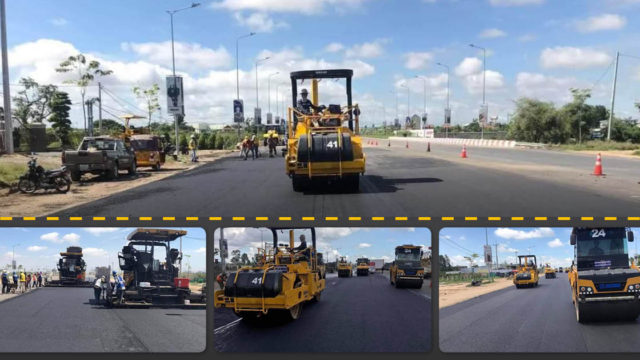 មហាវិថីផ្លូវ ៦០ម៉ែត្រ ចាប់ពីផ្លូវ ២៧១ ដល់ផ្លូវជាតិលេខ២ នឹងអ៊ុតកៅស៊ូបញ្ចប់ក្នុងខែមិថុនានេះ