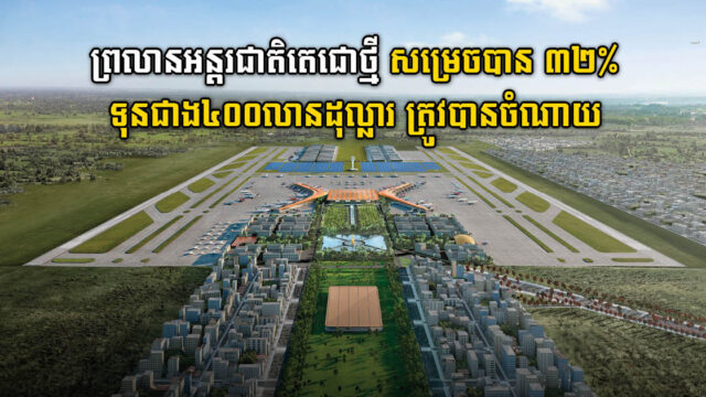 Construction of Techo International Airport 32% Complete; US$414m Spent