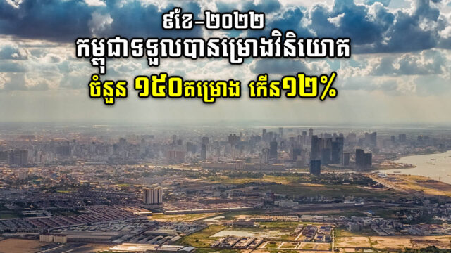 Cambodia Attracts US$3.46bn in New Investment in First Nine Months of 2022