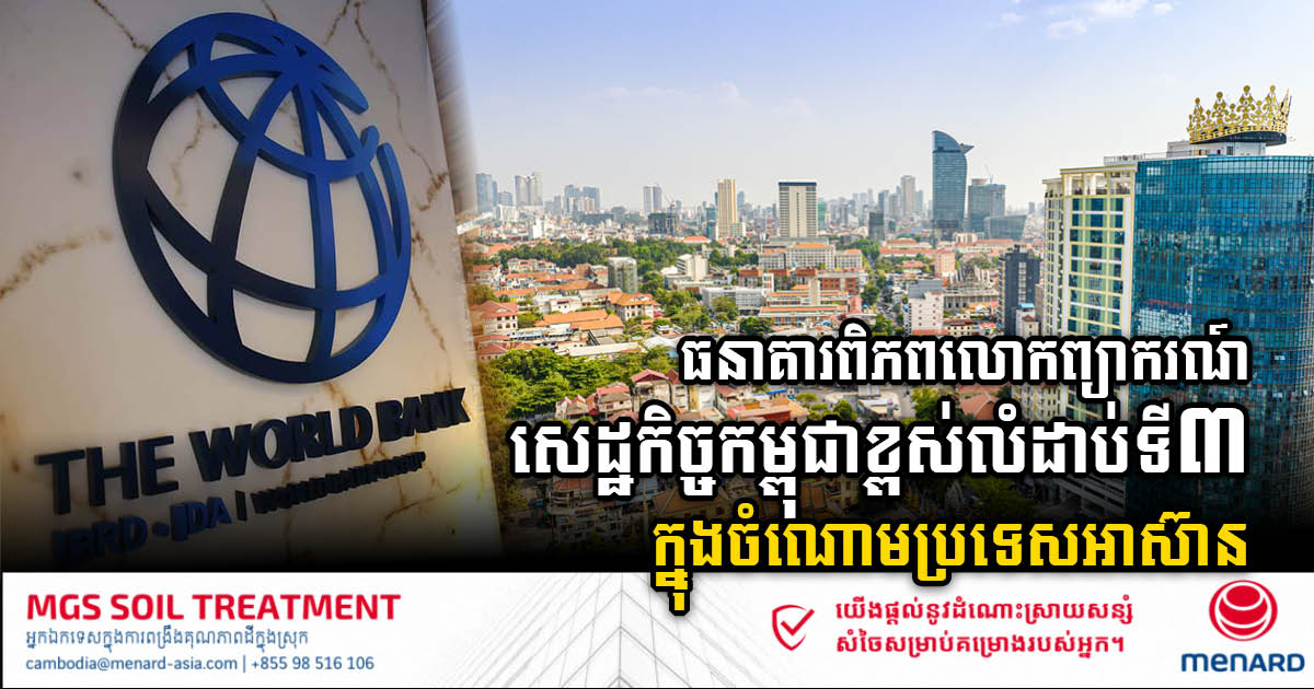 Wb Cambodia Ranks Third In Southeast Asia S Fastest Growing Economies