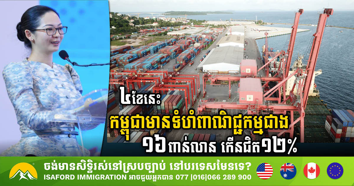 Cambodia’s Trade Surges: Exports & Trade Volume Reach Record Highs