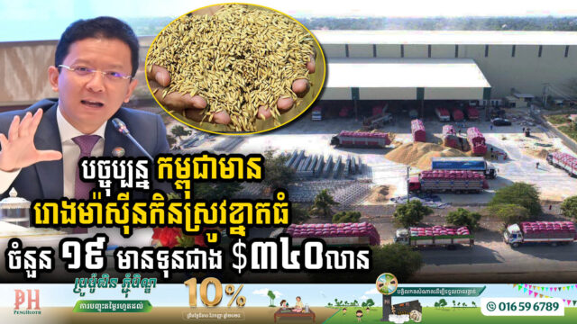 Cambodia Boosts Agro-Industry with USD 342m Investment in 19 Large-Scale Rice & Grain Mills