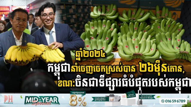 Cambodia’s Banana Exports Flourish as China Remains Top Market