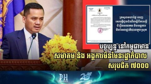 Growth of Associations and NGOs in Cambodia Reaches Nearly 7,000