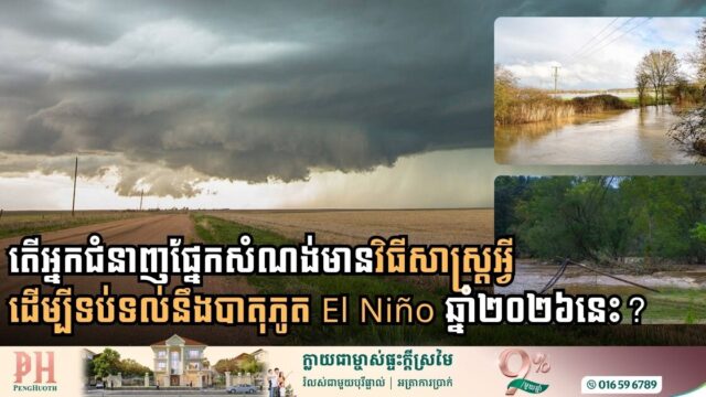 តើអ្នកជំនាញផ្នែកសំណង់មានវិធីសាស្ដ្រអ្វីដើម្បីទប់ទល់នឹងបាតុភូត El Niño ឆ្នាំ ២០២៦ នេះ?