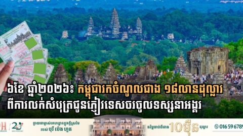 Angkor Tourism Revenue Reflects Global Travel Pressures in First Half of 2026