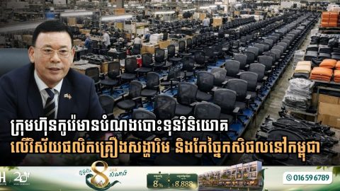South Korean Enterprises Target Investments in Furniture Manufacturing and Agro-Processing in Cambodia
