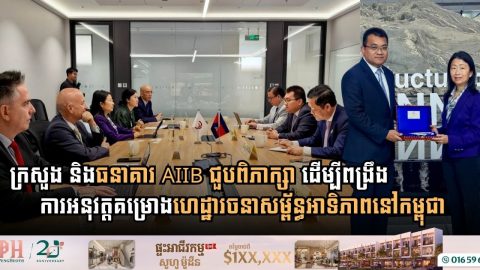 Cambodian Transport Delegation Meets AIIB Officials in Beijing to Strengthen Infrastructure Funding and Project Delivery